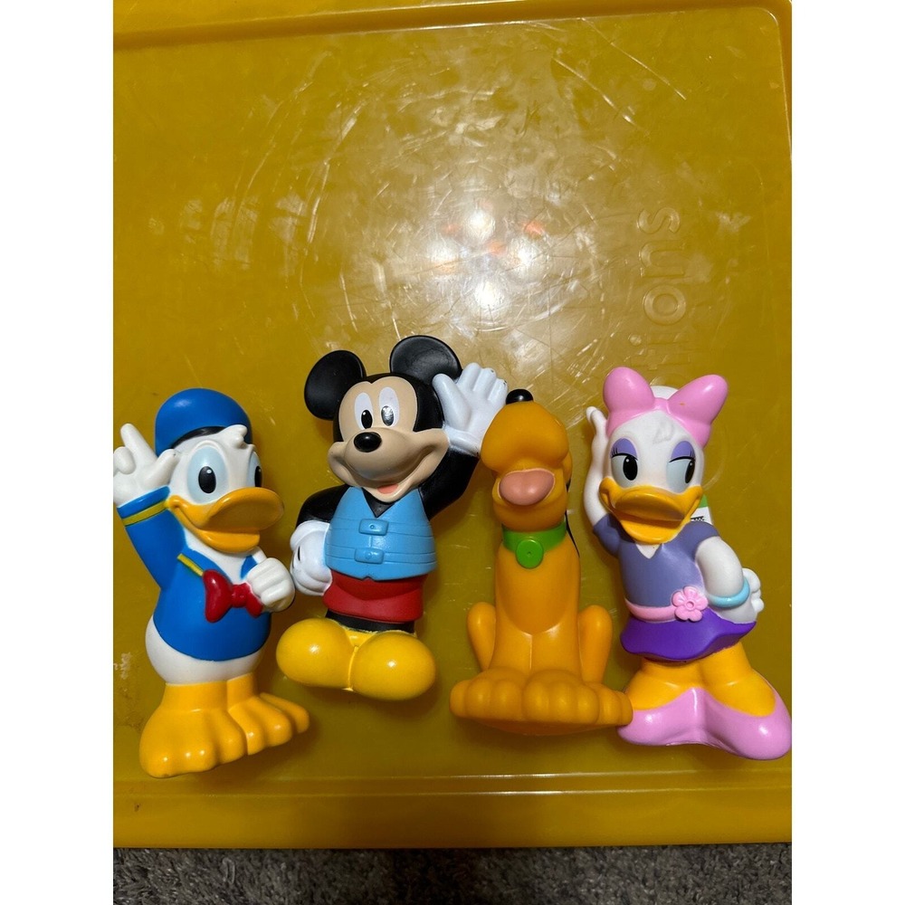 Disney Just Play 5" Rubber Water Squirter Bath Toys Donald, Daisy Mickie, Pluto